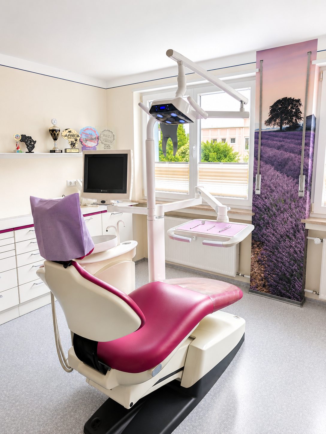 Lavendel-Behandlungszimmer
